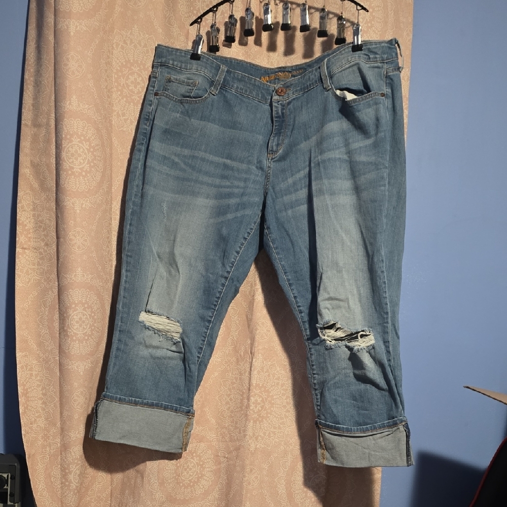 Arizona Jean Company Light Blue Boyfriend Jeans